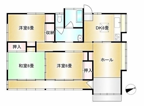 茨城県常陸太田市増田町　間取り